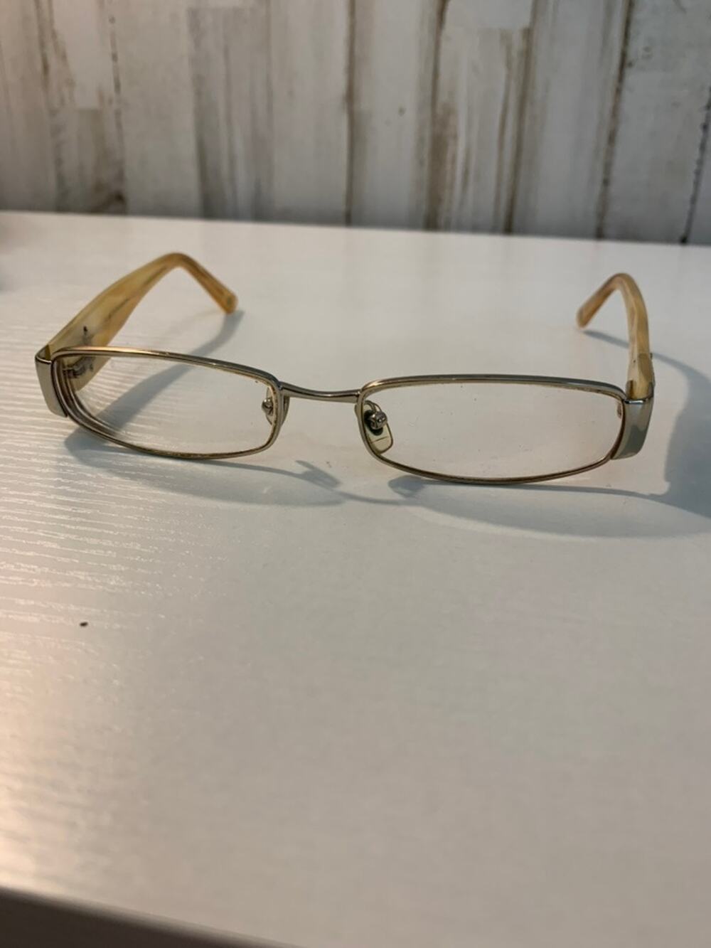 Versace Eyeglasses Frames Womens Gold/Yellow Rhinestone